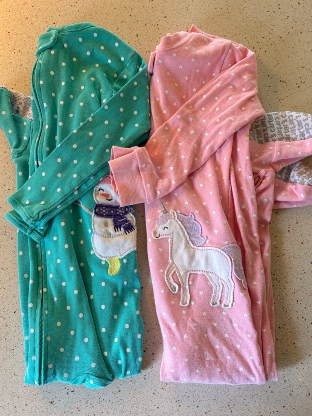 Girls, 24M Footie Pajama Set - Soft Polka Dot Sleepwear